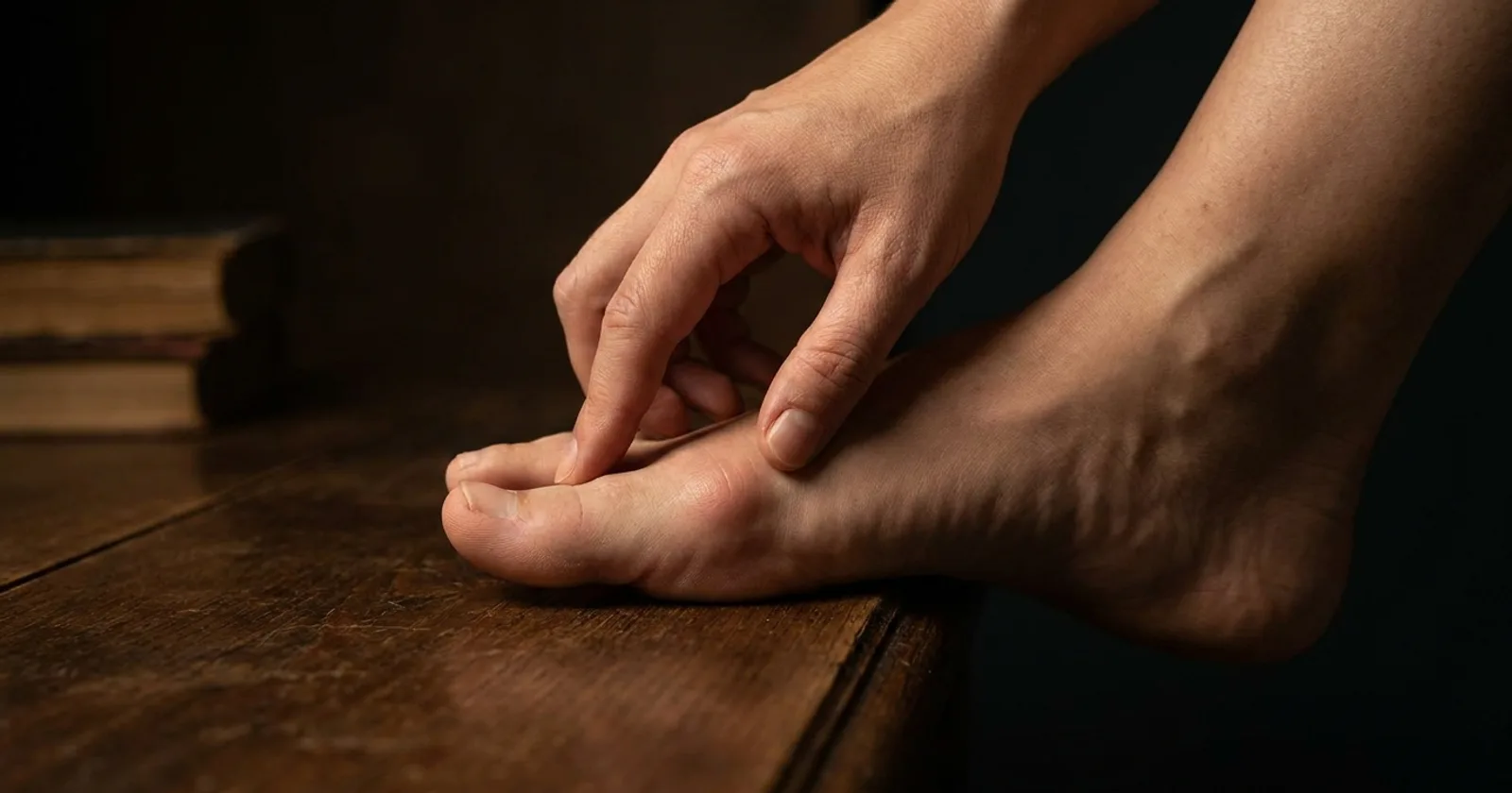 Gros orteil raide et douloureux évoquant un hallux rigidus